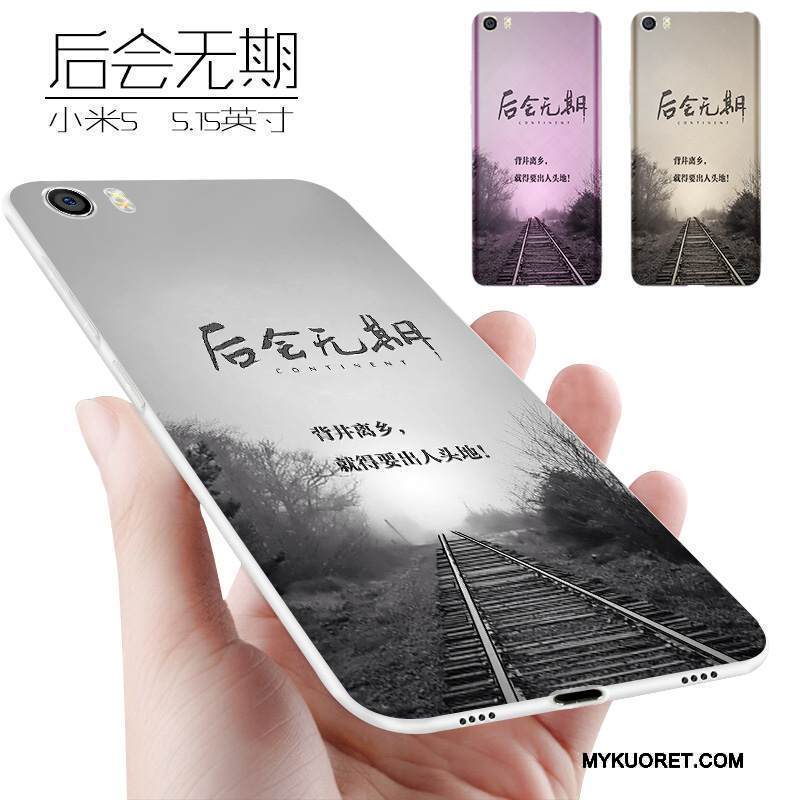 Kuori Mi 5 Silikoni Murtumaton Persoonallisuus, Kotelo Mi 5 Laukut Puhelimen Kuoret Pieni