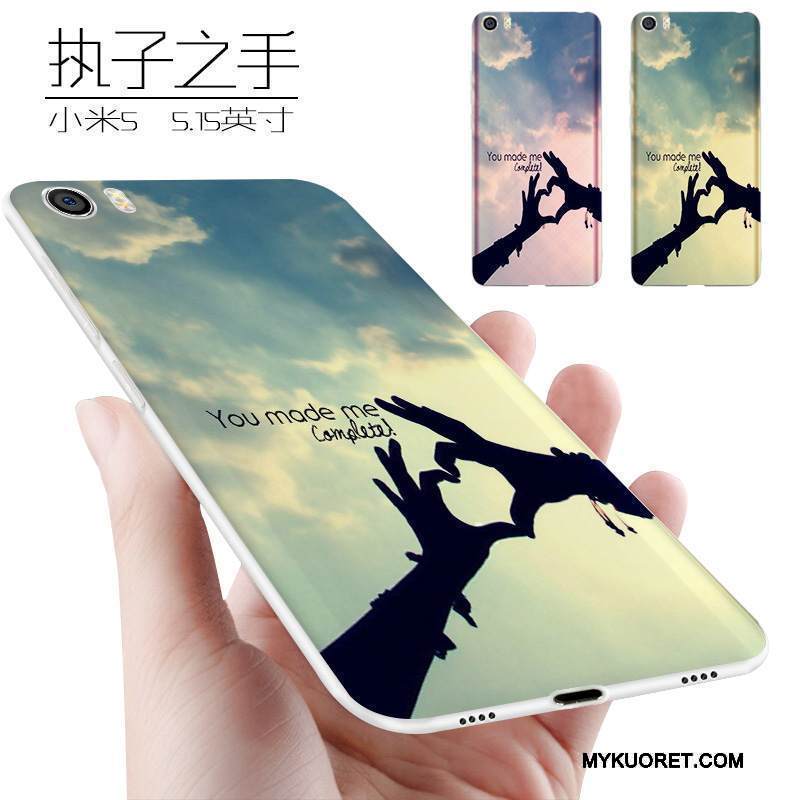 Kuori Mi 5 Silikoni Murtumaton Persoonallisuus, Kotelo Mi 5 Laukut Puhelimen Kuoret Pieni