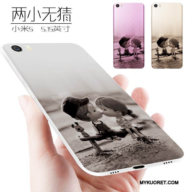Kuori Mi 5 Silikoni Murtumaton Persoonallisuus, Kotelo Mi 5 Laukut Puhelimen Kuoret Pieni