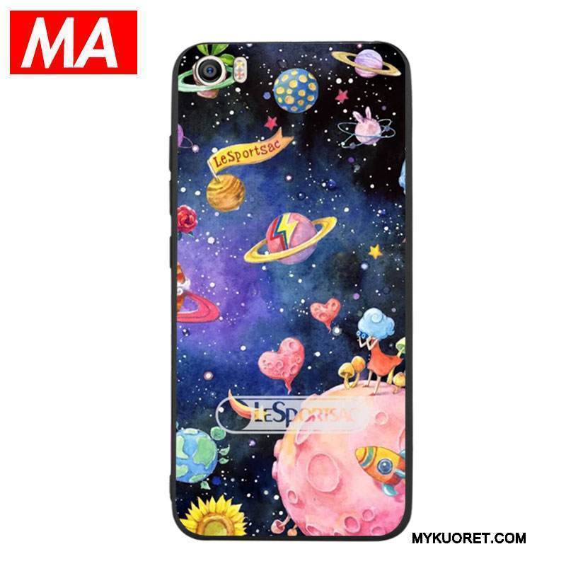 Kuori Mi 5 Silikoni Pieni Persoonallisuus, Kotelo Mi 5 Tila Planeetta Öljyvärimaalaus