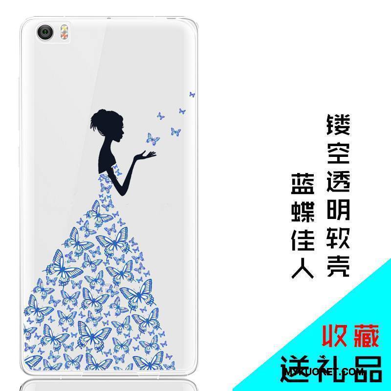 Kuori Mi 5 Silikoni Sininen Trendi, Kotelo Mi 5 Pehmeä Neste Puhelimen Kuoret Murtumaton