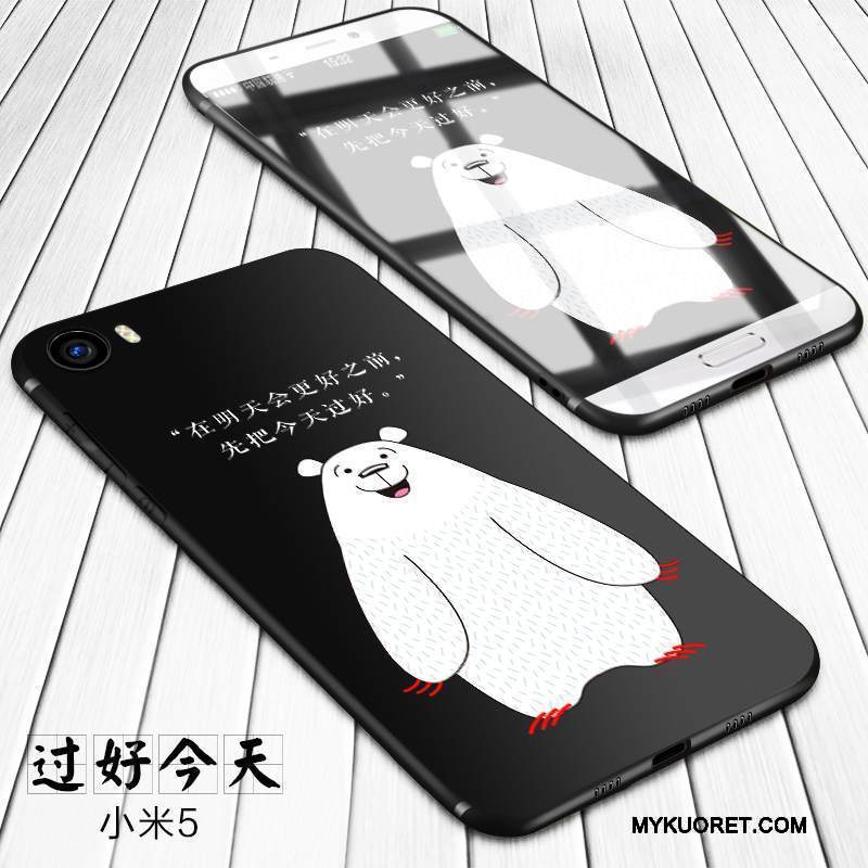 Kuori Mi 5 Silikoni Trendi Keltainen, Kotelo Mi 5 Luova Pesty Suede Murtumaton