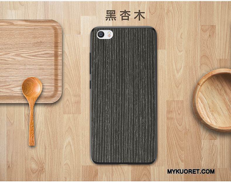 Kuori Mi 5 Suojaus Murtumaton Puhelimen Kuoret, Kotelo Mi 5 Puu Pieni Takakansi