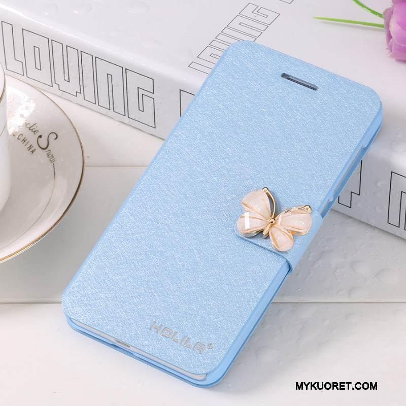 Kuori Mi 5 Suojaus Murtumaton Vaaleansininen, Kotelo Mi 5 Nahka Pieni Jauhe