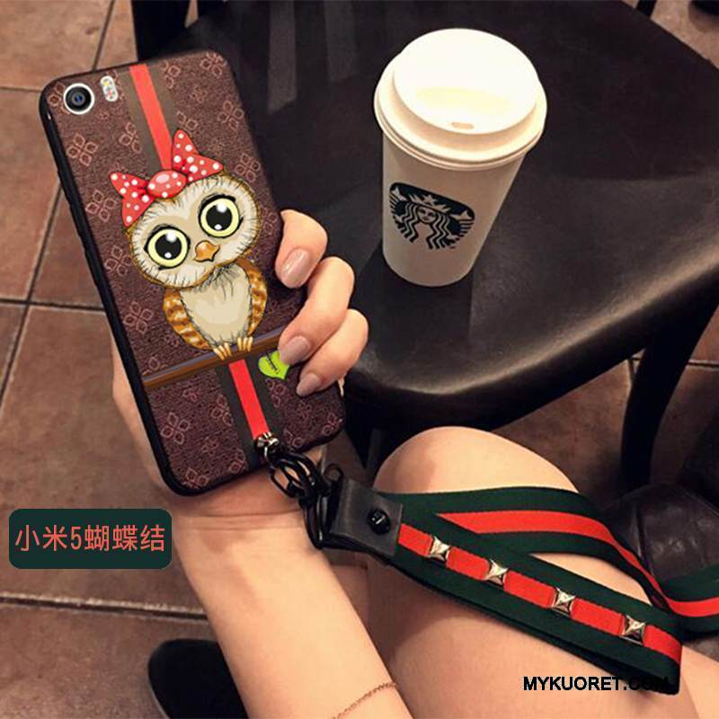 Kuori Mi 5 Suojaus Puhelimen Kuoret Sininen, Kotelo Mi 5 Silikoni Pieni Ripustettavat Koristeet