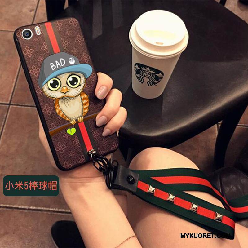 Kuori Mi 5 Suojaus Puhelimen Kuoret Sininen, Kotelo Mi 5 Silikoni Pieni Ripustettavat Koristeet