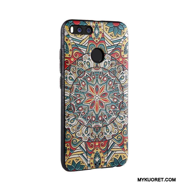 Kuori Mi 5x Kohokuviointi Puhelimen Kuoret Liiketoiminta, Kotelo Mi 5x Maalaus Vaaleansininen Pieni