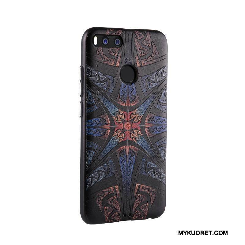 Kuori Mi 5x Kohokuviointi Puhelimen Kuoret Liiketoiminta, Kotelo Mi 5x Maalaus Vaaleansininen Pieni