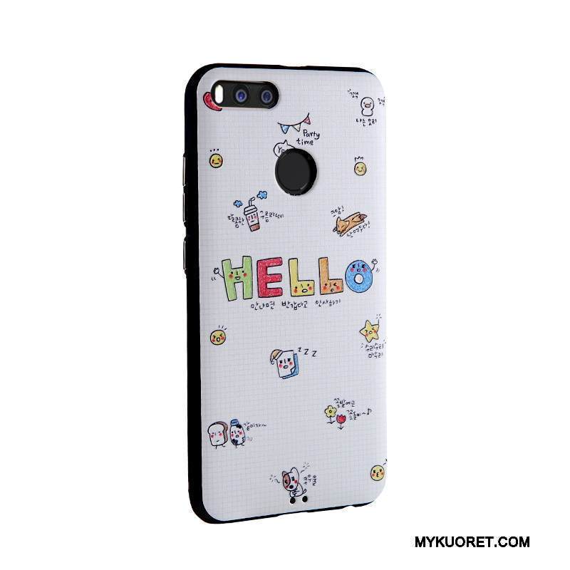 Kuori Mi 5x Kohokuviointi Puhelimen Kuoret Liiketoiminta, Kotelo Mi 5x Maalaus Vaaleansininen Pieni