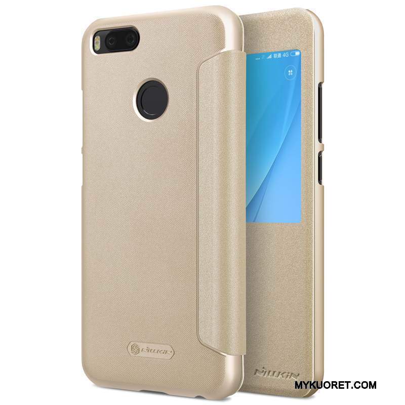 Kuori Mi 5x Kuoret Horrostila Pieni, Kotelo Mi 5x Nahka Kulta Murtumaton