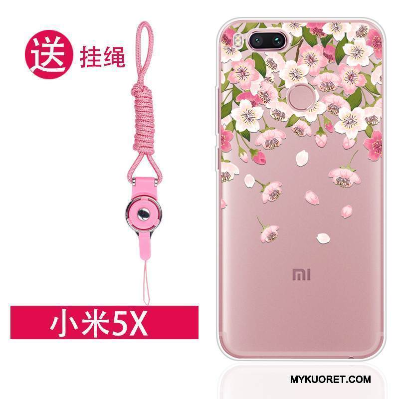 Kuori Mi 5x Laukut Ihana Murtumaton, Kotelo Mi 5x Pehmeä Neste Ripustettavat Koristeet Puhelimen Kuoret