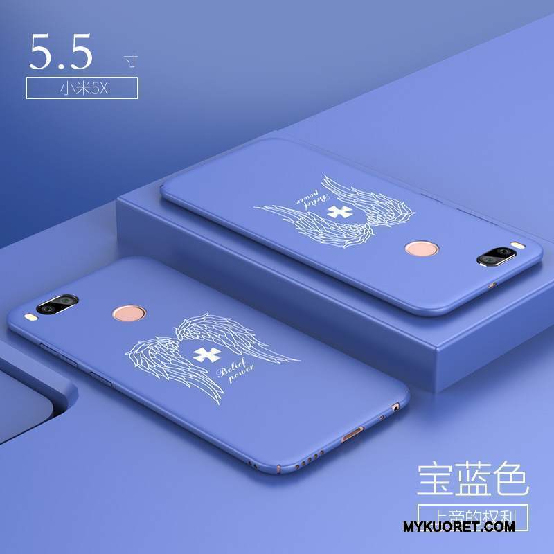 Kuori Mi 5x Laukut Murtumaton Vaaleansininen, Kotelo Mi 5x Luova Persoonallisuus Pieni