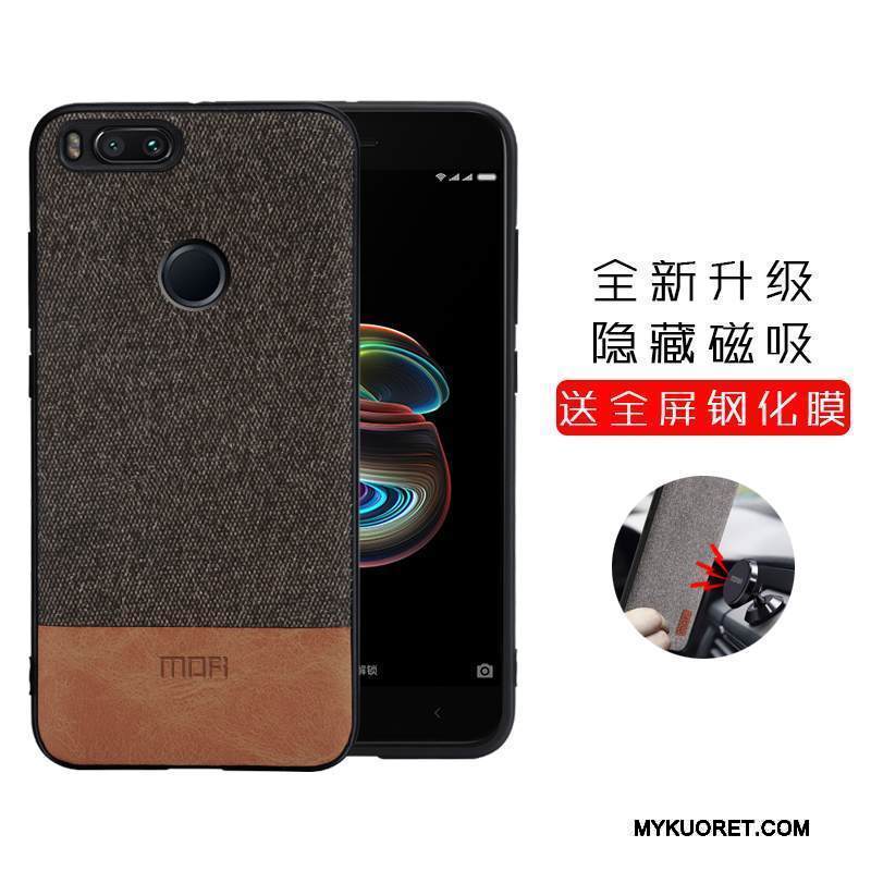 Kuori Mi 5x Laukut Musta Kova, Kotelo Mi 5x Pesty Suede Puhelimen Kuoret