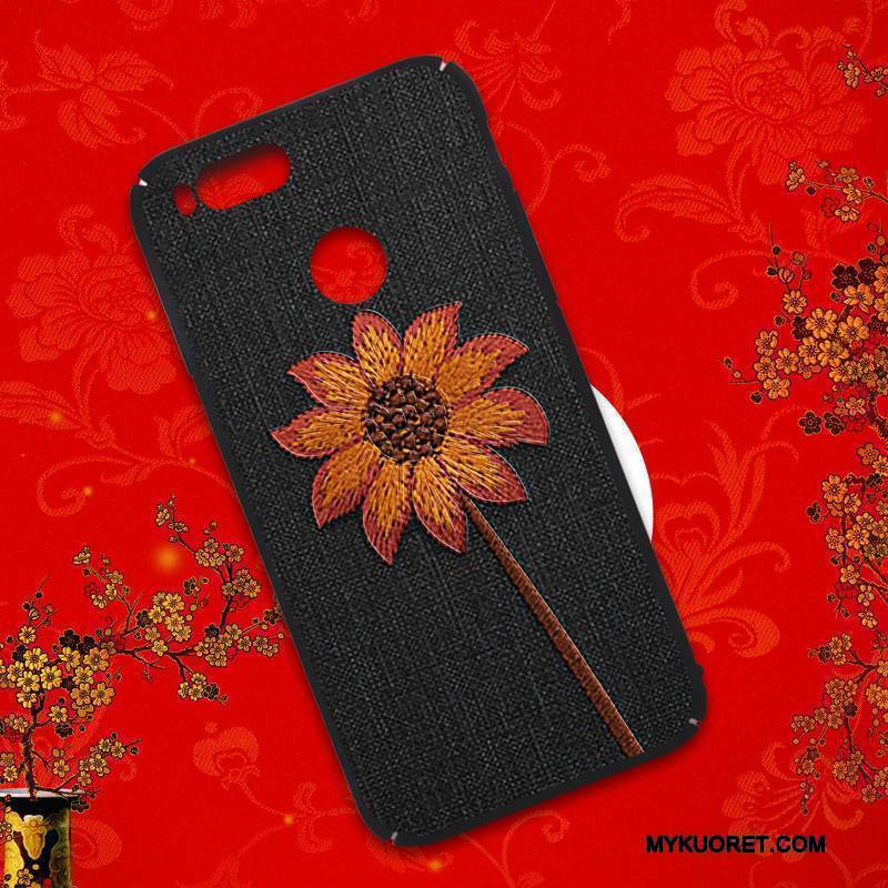 Kuori Mi 5x Laukut Pesty Suede Puhelimen Kuoret, Kotelo Mi 5x Suojaus Trendi Harmaa