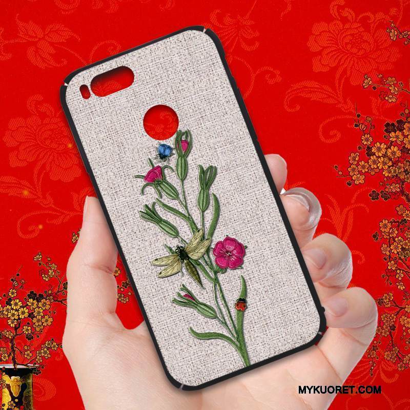 Kuori Mi 5x Laukut Pesty Suede Puhelimen Kuoret, Kotelo Mi 5x Suojaus Trendi Harmaa