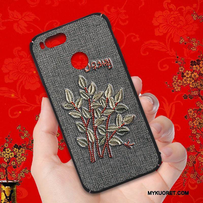 Kuori Mi 5x Laukut Pesty Suede Puhelimen Kuoret, Kotelo Mi 5x Suojaus Trendi Harmaa