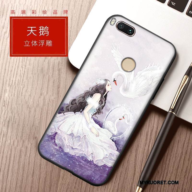 Kuori Mi 5x Laukut Pieni Puhelimen Kuoret, Kotelo Mi 5x Silikoni Sininen Murtumaton