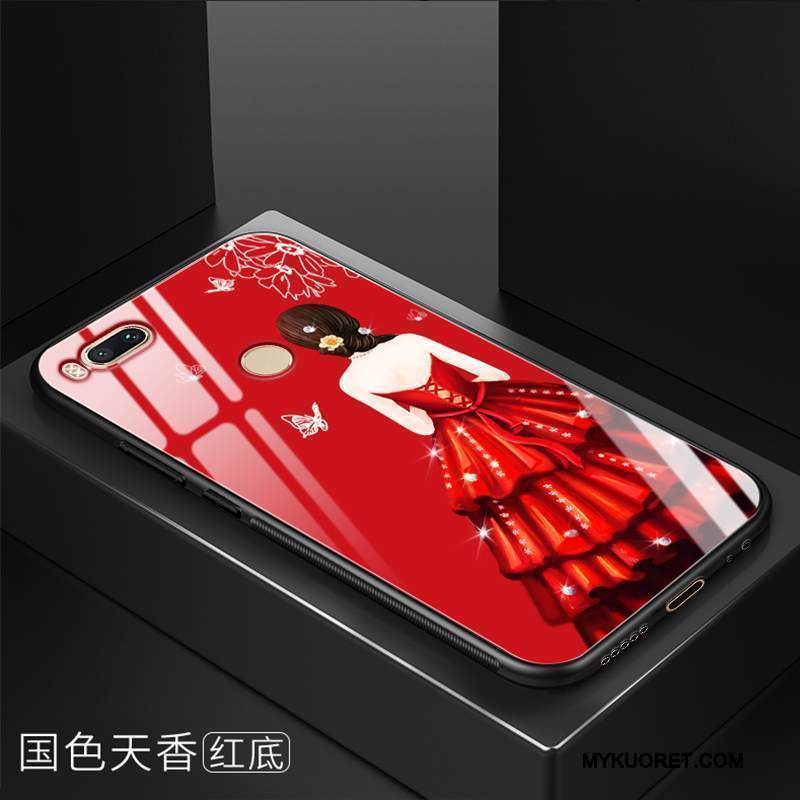 Kuori Mi 5x Laukut Puhelimen Kuoret Pieni, Kotelo Mi 5x Suojaus Lasi Kova