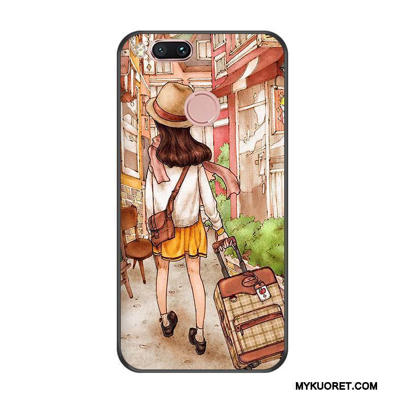 Kuori Mi 5x Luova Pieni Puhelimen Kuoret, Kotelo Mi 5x Pehmeä Neste Persoonallisuus Murtumaton