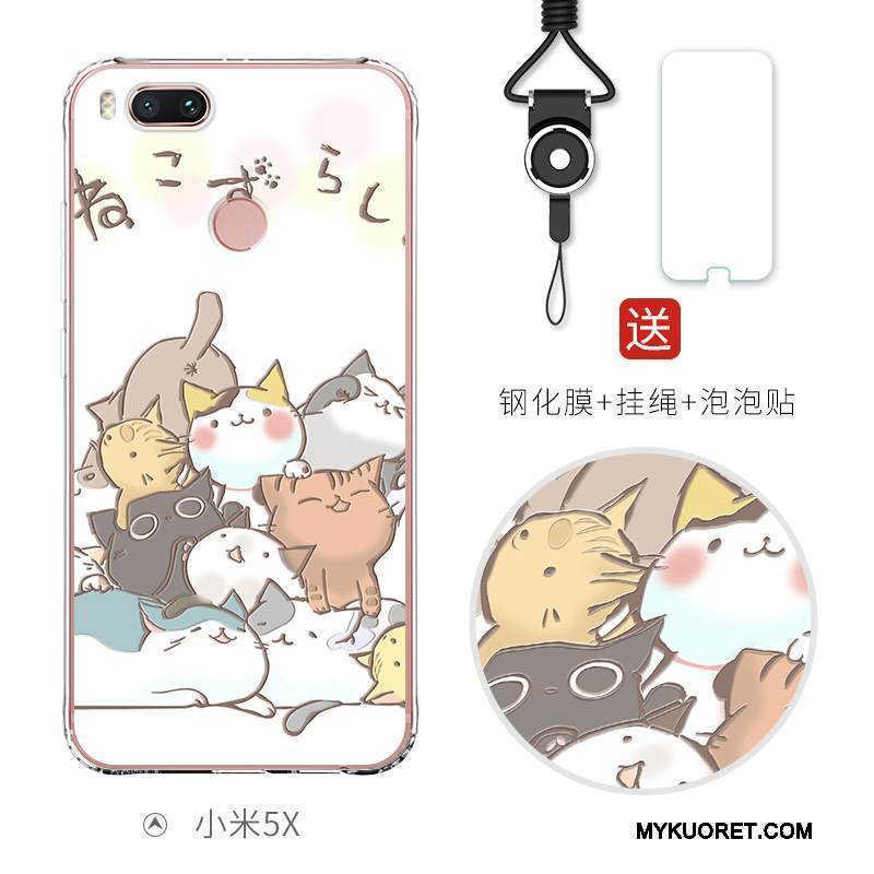Kuori Mi 5x Luova Puhelimen Kuoret Murtumaton, Kotelo Mi 5x Sarjakuva Ihana Pieni