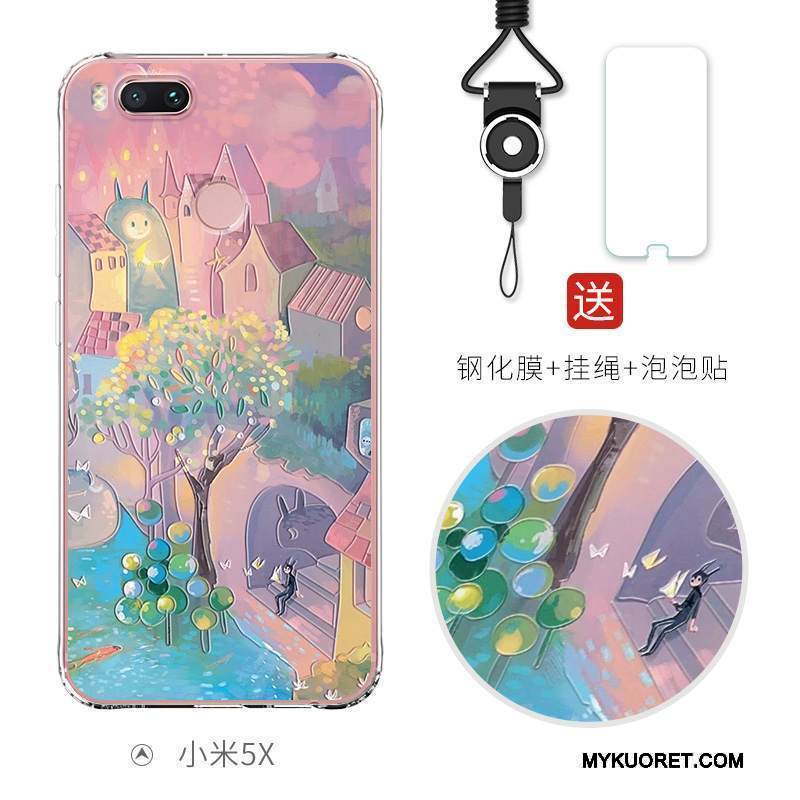 Kuori Mi 5x Luova Puhelimen Kuoret Murtumaton, Kotelo Mi 5x Sarjakuva Ihana Pieni