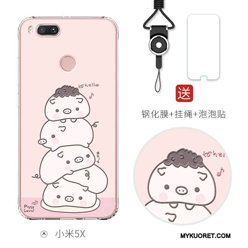 Kuori Mi 5x Luova Puhelimen Kuoret Murtumaton, Kotelo Mi 5x Sarjakuva Ihana Pieni