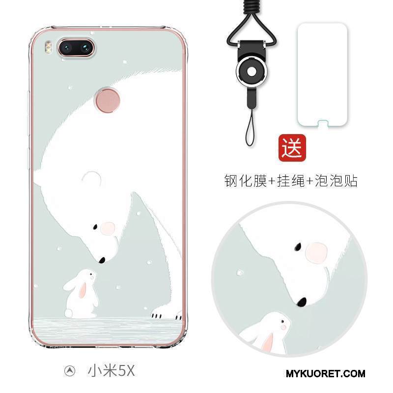 Kuori Mi 5x Luova Puhelimen Kuoret Murtumaton, Kotelo Mi 5x Sarjakuva Ihana Pieni