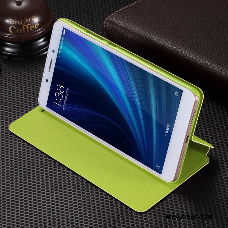 Kuori Mi 5x Nahka Pieni Horrostila, Kotelo Mi 5x Pehmeä Neste Yksinkertainen Trendi