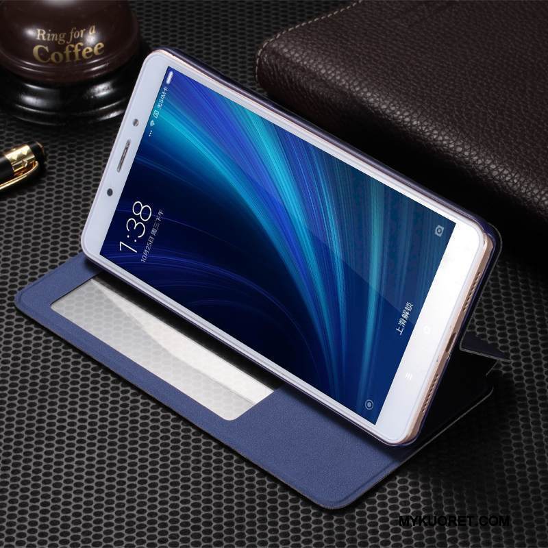 Kuori Mi 5x Nahka Pieni Horrostila, Kotelo Mi 5x Pehmeä Neste Yksinkertainen Trendi