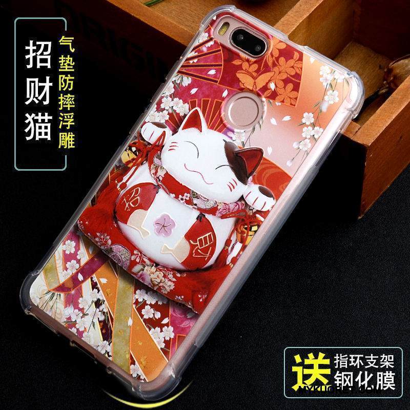 Kuori Mi 5x Pehmeä Neste Kissa Murtumaton, Kotelo Mi 5x Laukut Pieni Rikkaus