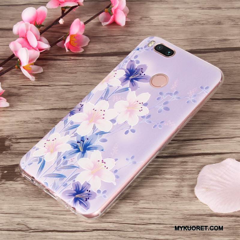 Kuori Mi 5x Pehmeä Neste Murtumaton Pesty Suede, Kotelo Mi 5x Laukut Trendi Violetti