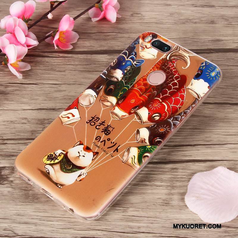 Kuori Mi 5x Pehmeä Neste Murtumaton Pesty Suede, Kotelo Mi 5x Laukut Trendi Violetti