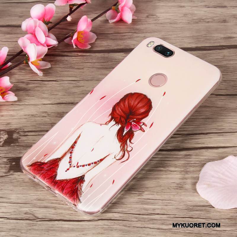 Kuori Mi 5x Pehmeä Neste Murtumaton Pesty Suede, Kotelo Mi 5x Laukut Trendi Violetti