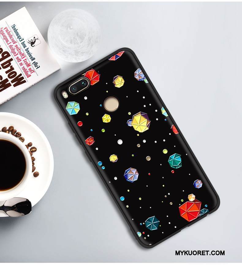 Kuori Mi 5x Pehmeä Neste Persoonallisuus Murtumaton, Kotelo Mi 5x Laukut Musta Ohut