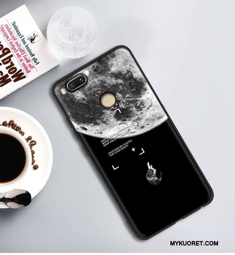 Kuori Mi 5x Pehmeä Neste Persoonallisuus Murtumaton, Kotelo Mi 5x Laukut Musta Ohut