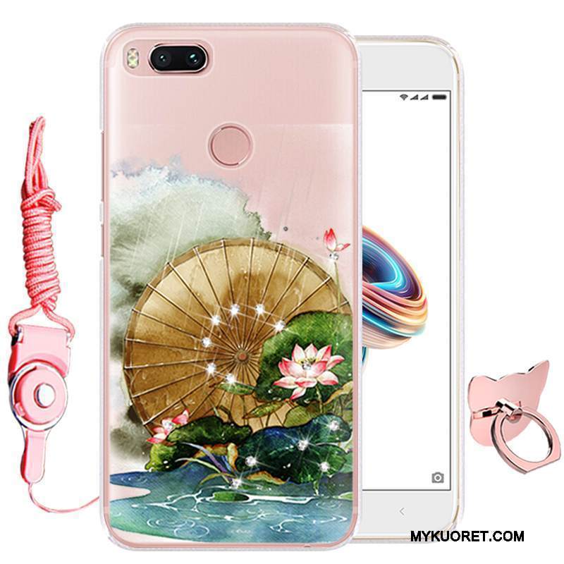 Kuori Mi 5x Sarjakuva Puhelimen Kuoret Murtumaton, Kotelo Mi 5x Suojaus Vihreä Pieni