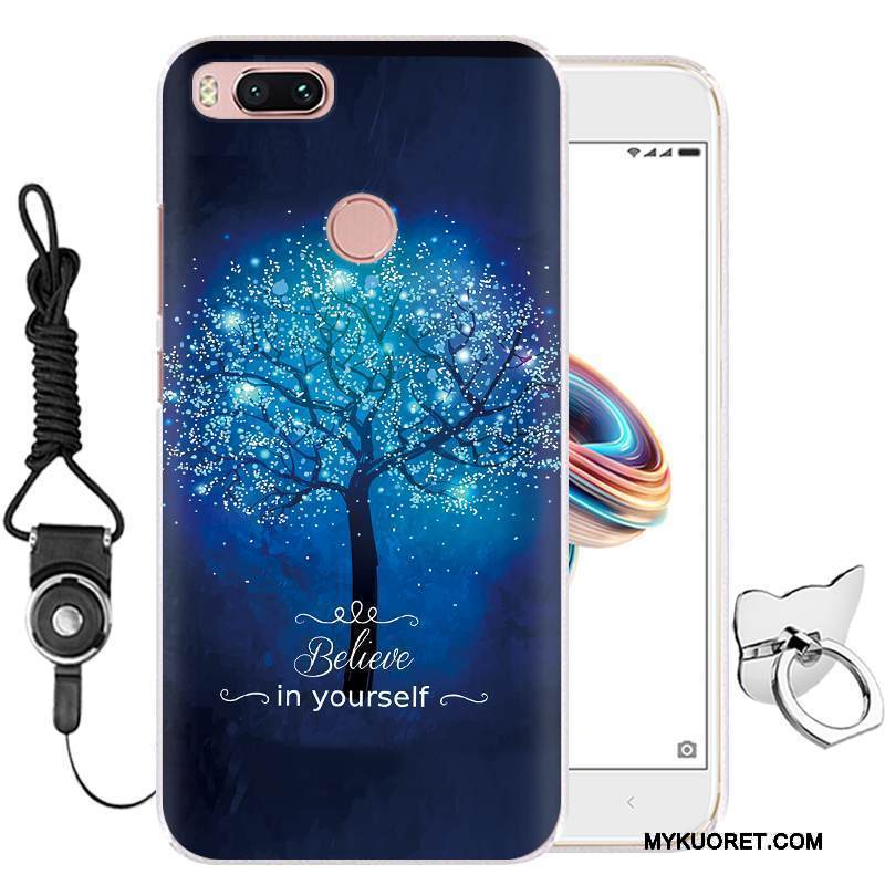 Kuori Mi 5x Sarjakuva Puhelimen Kuoret Murtumaton, Kotelo Mi 5x Suojaus Vihreä Pieni