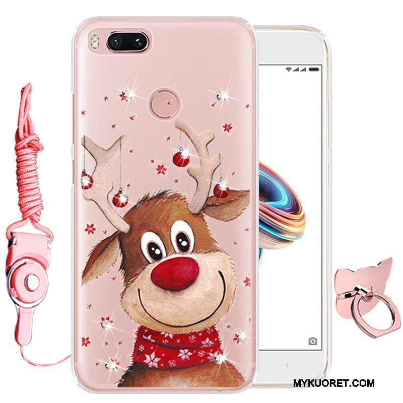 Kuori Mi 5x Sarjakuva Puhelimen Kuoret Murtumaton, Kotelo Mi 5x Suojaus Vihreä Pieni