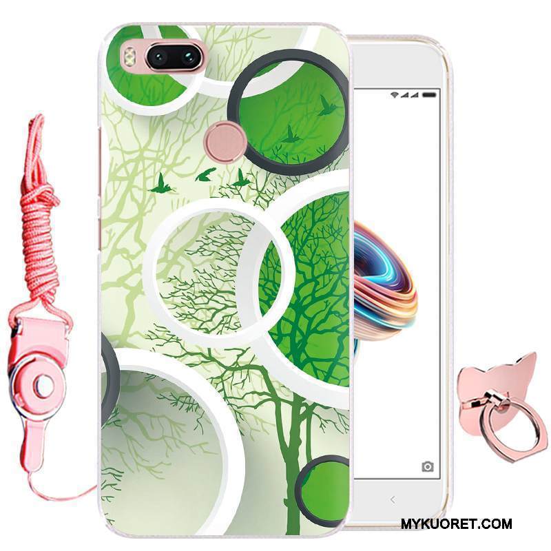 Kuori Mi 5x Sarjakuva Puhelimen Kuoret Murtumaton, Kotelo Mi 5x Suojaus Vihreä Pieni