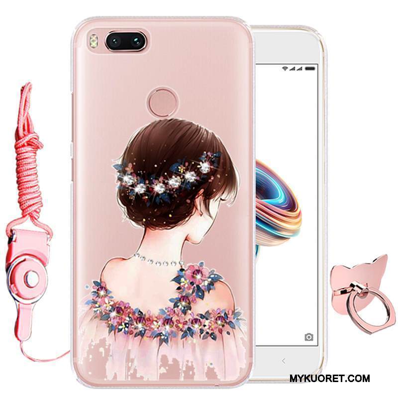 Kuori Mi 5x Sarjakuva Puhelimen Kuoret Murtumaton, Kotelo Mi 5x Suojaus Vihreä Pieni