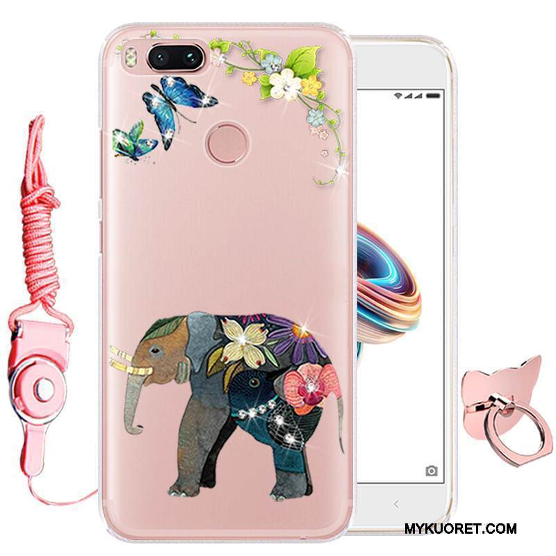 Kuori Mi 5x Sarjakuva Puhelimen Kuoret Murtumaton, Kotelo Mi 5x Suojaus Vihreä Pieni