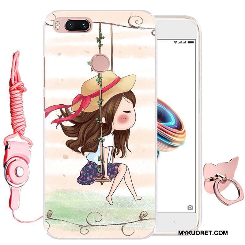 Kuori Mi 5x Sarjakuva Puhelimen Kuoret Murtumaton, Kotelo Mi 5x Suojaus Vihreä Pieni