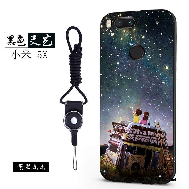 Kuori Mi 5x Silikoni Murtumaton Trendi, Kotelo Mi 5x Luova Ripustettavat Koristeet Pieni