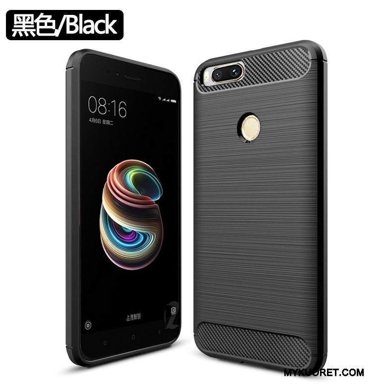 Kuori Mi 5x Silikoni Musta Persoonallisuus, Kotelo Mi 5x Laukut Puhelimen Kuoret Pieni