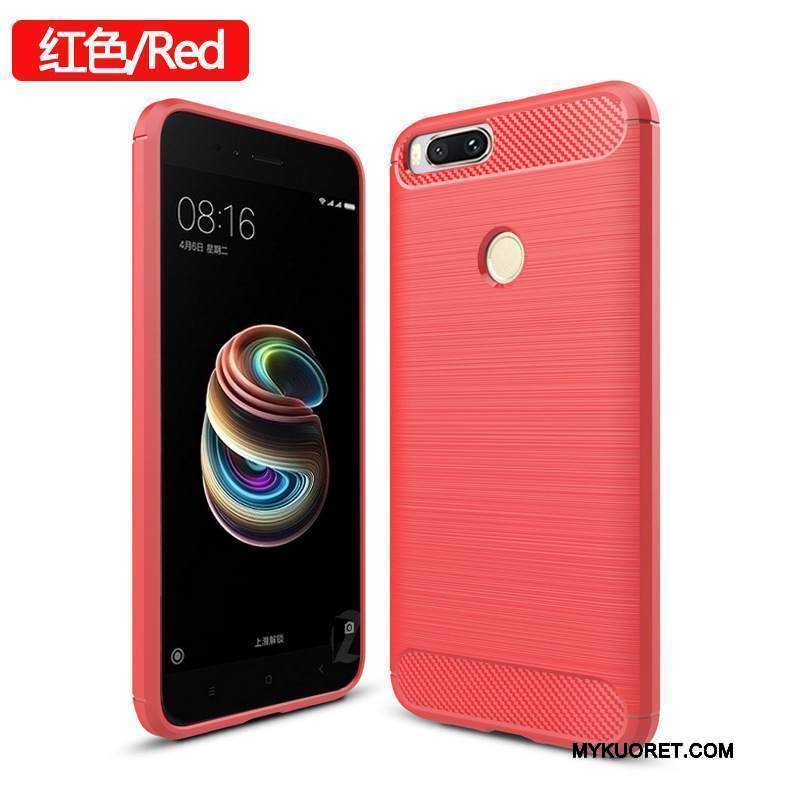 Kuori Mi 5x Silikoni Musta Persoonallisuus, Kotelo Mi 5x Laukut Puhelimen Kuoret Pieni