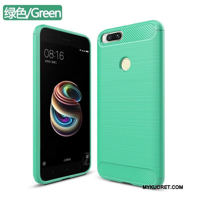 Kuori Mi 5x Silikoni Musta Persoonallisuus, Kotelo Mi 5x Laukut Puhelimen Kuoret Pieni