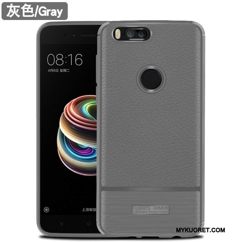 Kuori Mi 5x Silikoni Musta Persoonallisuus, Kotelo Mi 5x Laukut Puhelimen Kuoret Pieni