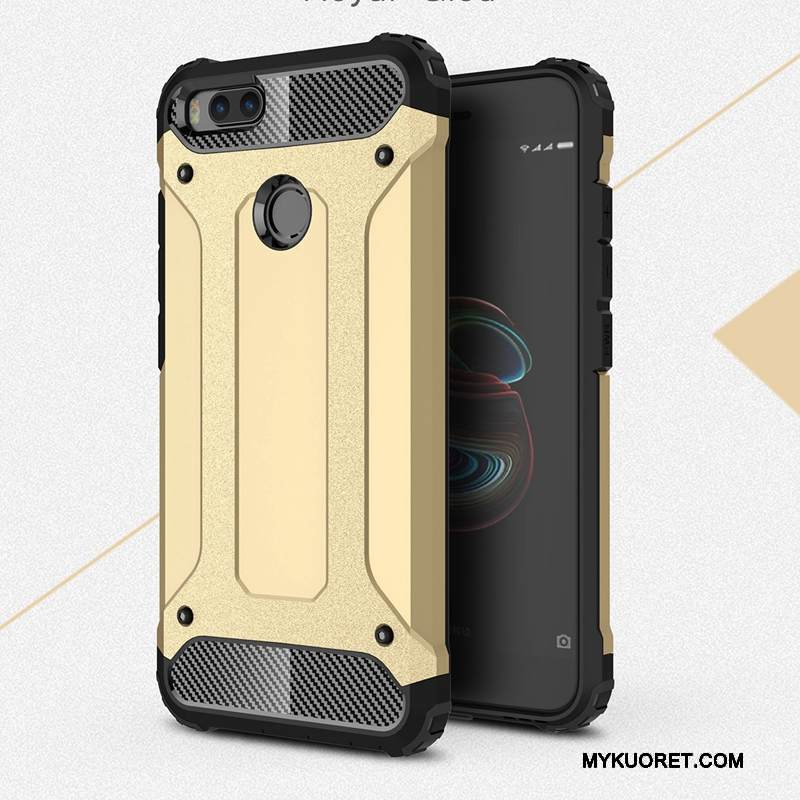 Kuori Mi 5x Silikoni Puhelimen Kuoret Kova, Kotelo Mi 5x Suojaus Hopea Murtumaton