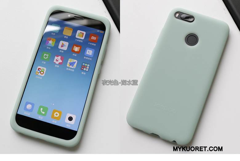 Kuori Mi 5x Silikoni Punainen Murtumaton, Kotelo Mi 5x Pehmeä Neste Pieni Liukumaton