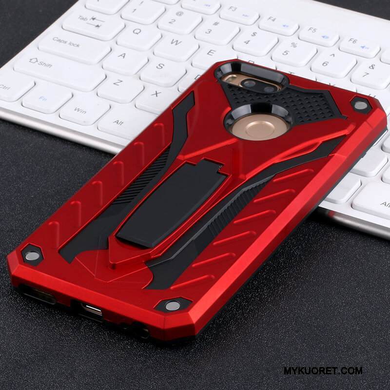 Kuori Mi 5x Silikoni Punainen Trendi, Kotelo Mi 5x Suojaus Pesty Suede Puhelimen Kuoret